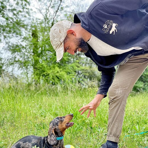 Matthieu, éducateur et comportementaliste canin basé au cœur des alpes maritimes.